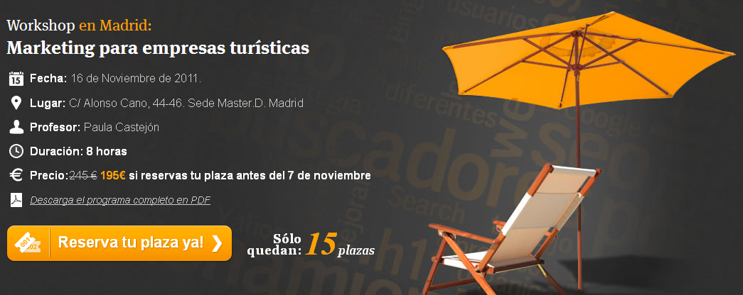 Workshops MasterD Formacion Workshops Empresas Turísticas MasterD Formacion